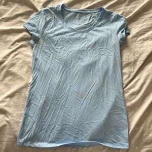 Plain blue shirt